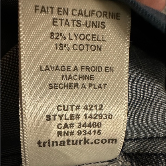 Trina Turk Shift Tank Dress Blue denim dress size 4 - Picture 7 of 8